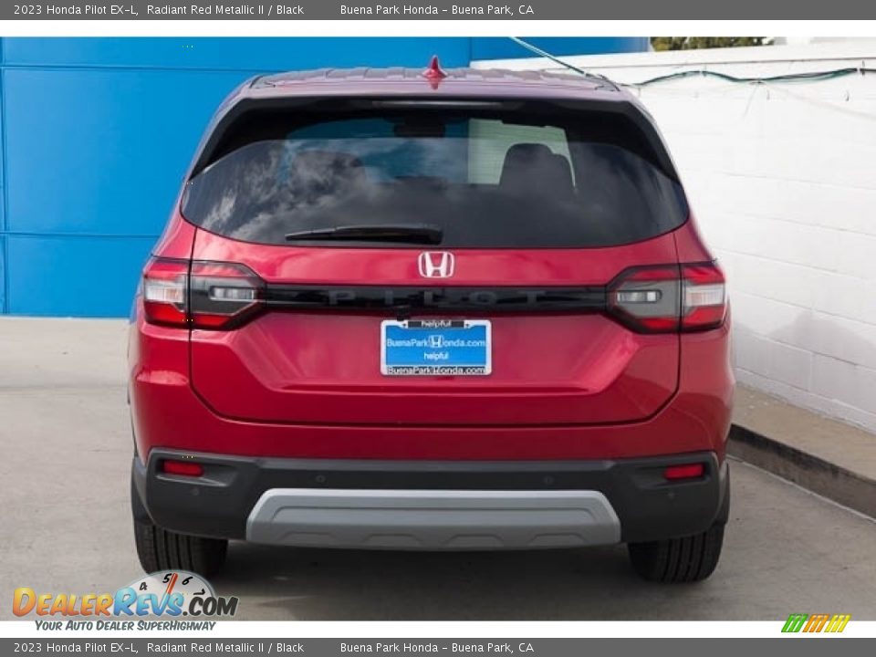 2023 Honda Pilot EX-L Radiant Red Metallic II / Black Photo #5