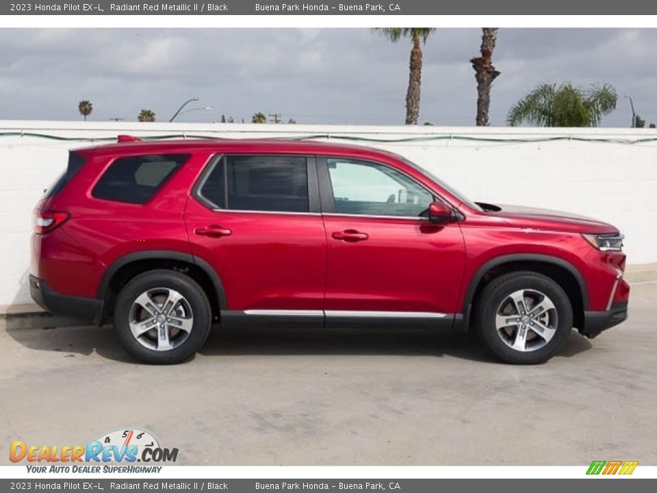 Radiant Red Metallic II 2023 Honda Pilot EX-L Photo #8