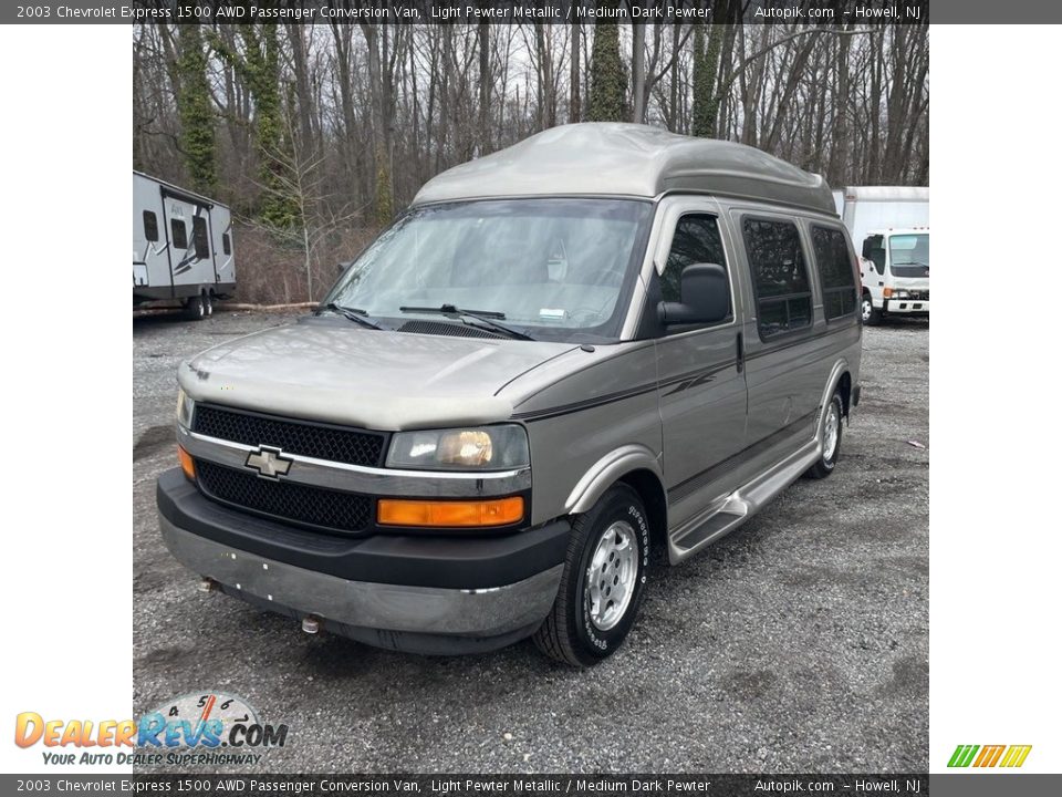 2003 Chevrolet Express 1500 AWD Passenger Conversion Van Light Pewter Metallic / Medium Dark Pewter Photo #1