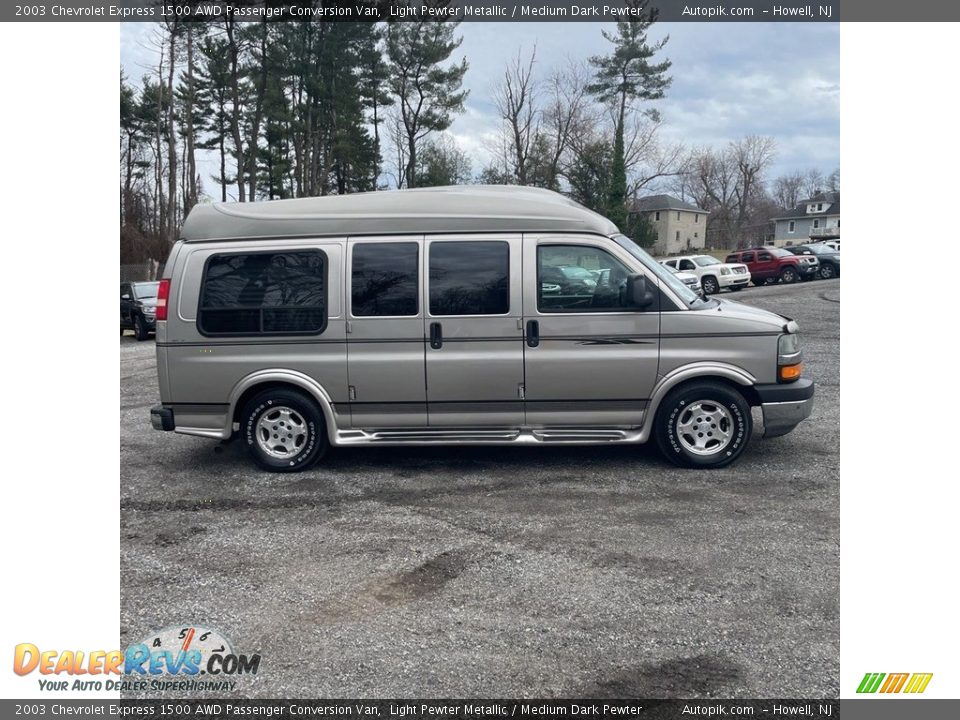 Light Pewter Metallic 2003 Chevrolet Express 1500 AWD Passenger Conversion Van Photo #4