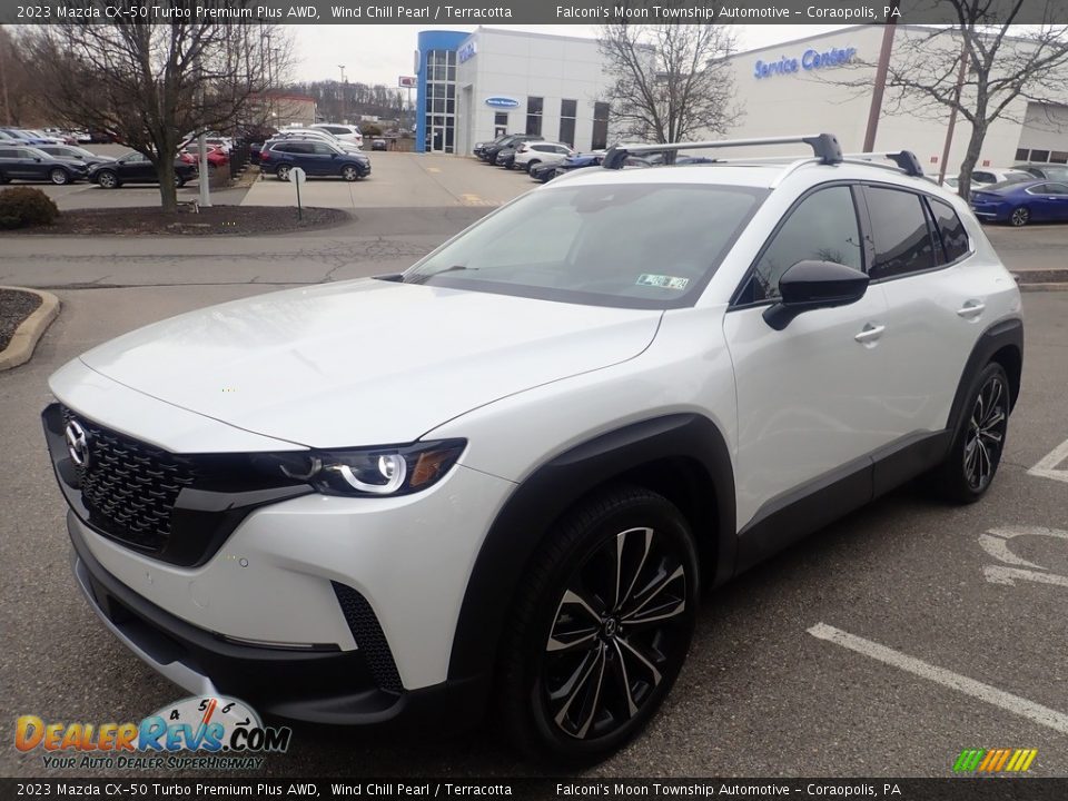 Front 3/4 View of 2023 Mazda CX-50 Turbo Premium Plus AWD Photo #7