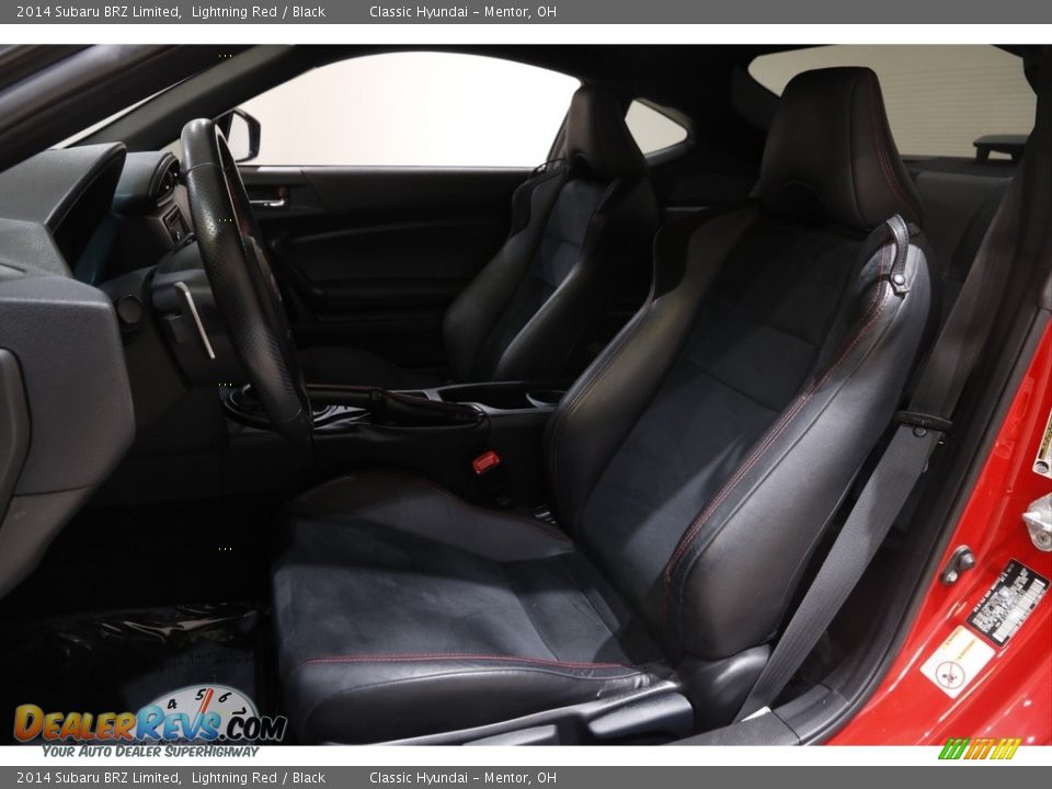 2014 Subaru BRZ Limited Lightning Red / Black Photo #5
