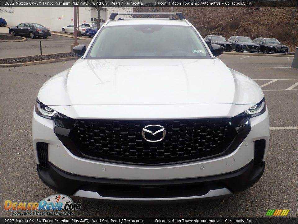 2023 Mazda CX-50 Turbo Premium Plus AWD Wind Chill Pearl / Terracotta Photo #8