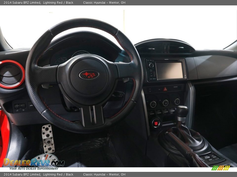 2014 Subaru BRZ Limited Lightning Red / Black Photo #6