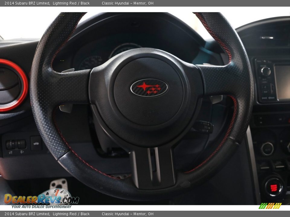 2014 Subaru BRZ Limited Lightning Red / Black Photo #7
