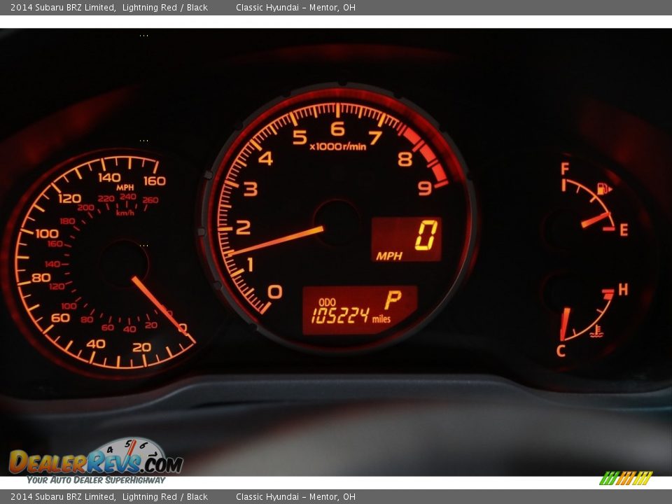 2014 Subaru BRZ Limited Gauges Photo #8