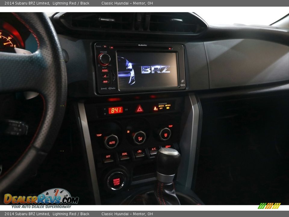 2014 Subaru BRZ Limited Lightning Red / Black Photo #9