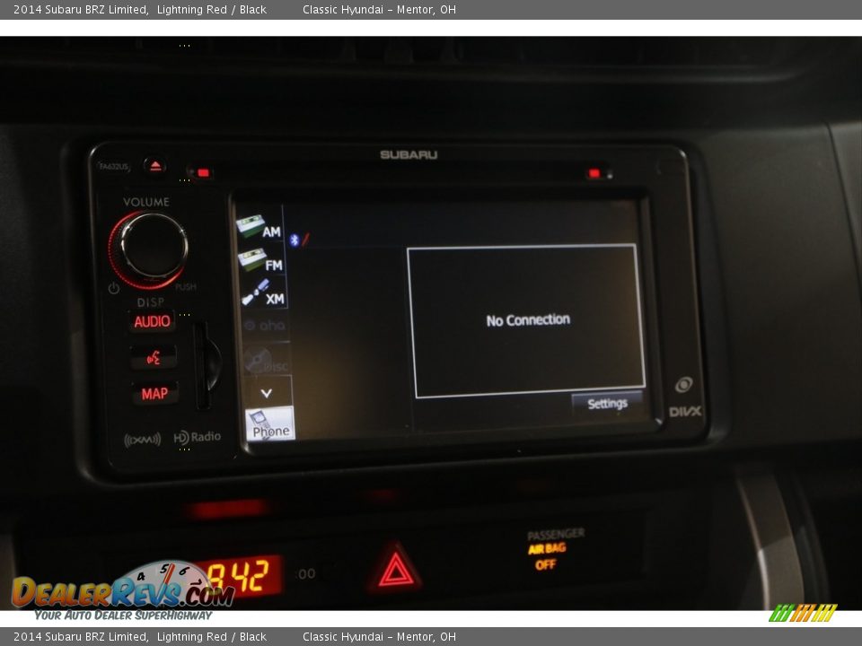 2014 Subaru BRZ Limited Lightning Red / Black Photo #11