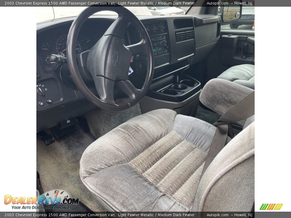 2003 Chevrolet Express 1500 AWD Passenger Conversion Van Light Pewter Metallic / Medium Dark Pewter Photo #13