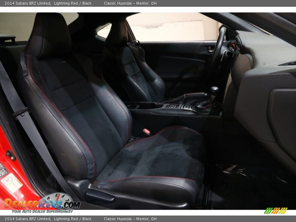 2014 Subaru BRZ Limited Lightning Red / Black Photo #15