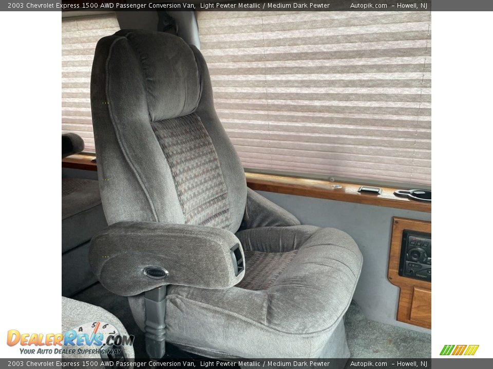 Rear Seat of 2003 Chevrolet Express 1500 AWD Passenger Conversion Van Photo #18