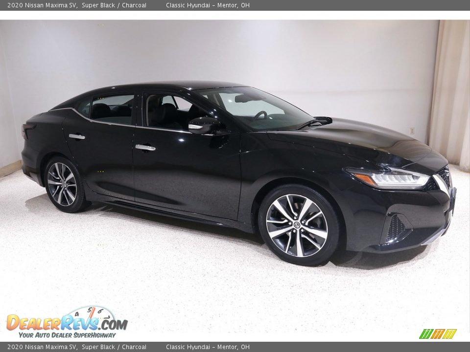 2020 Nissan Maxima SV Super Black / Charcoal Photo #1