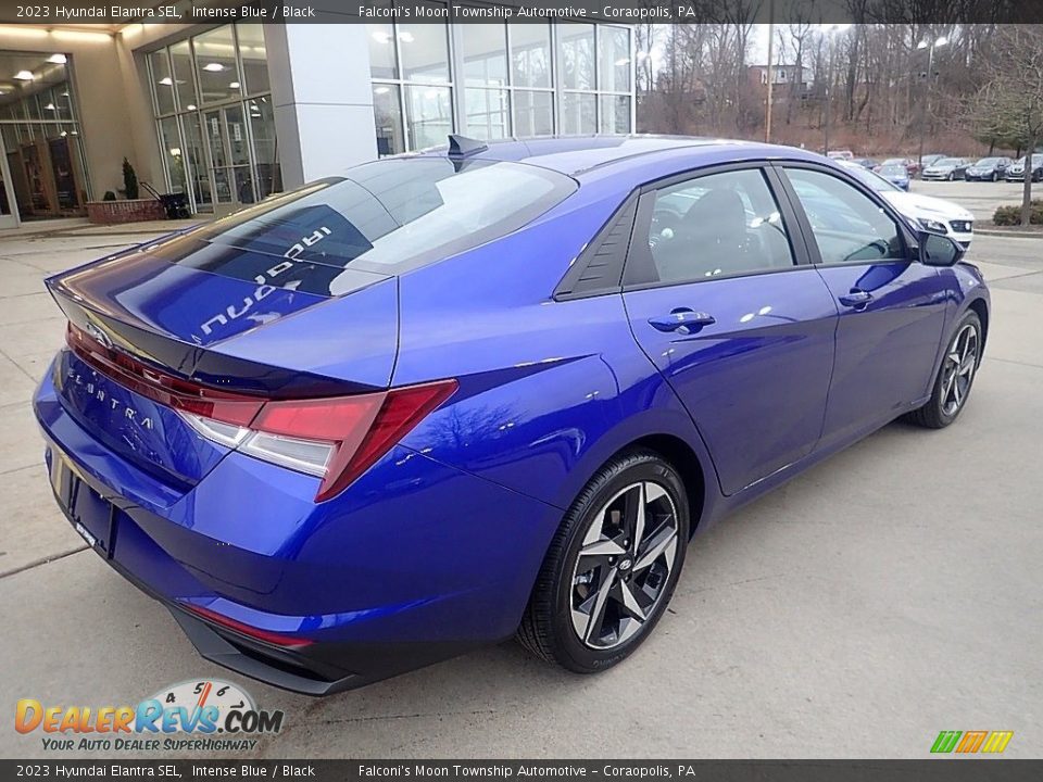 2023 Hyundai Elantra SEL Intense Blue / Black Photo #2