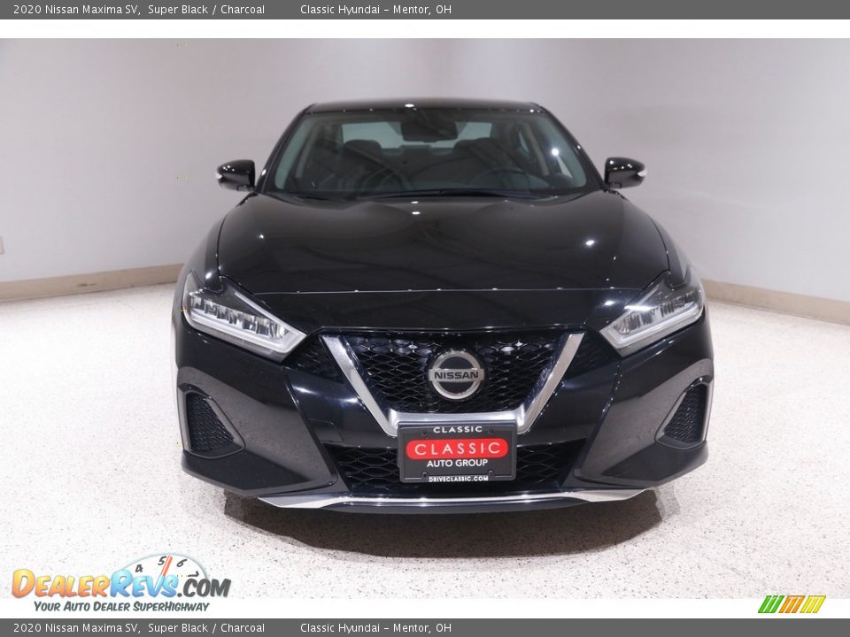 2020 Nissan Maxima SV Super Black / Charcoal Photo #2