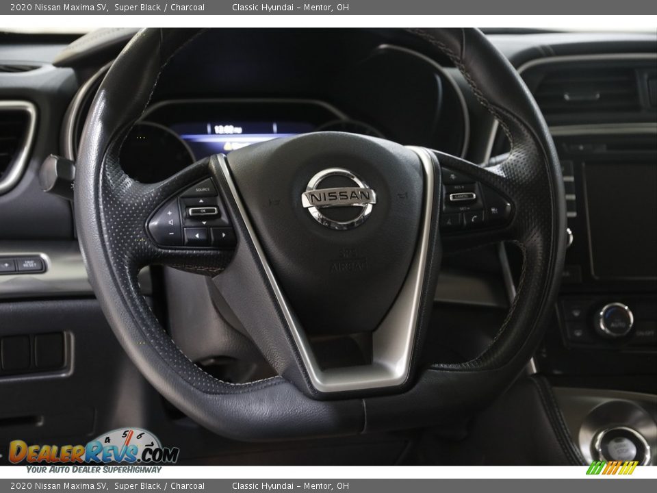 2020 Nissan Maxima SV Super Black / Charcoal Photo #7
