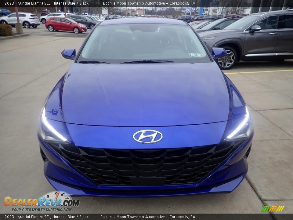 2023 Hyundai Elantra SEL Intense Blue / Black Photo #8