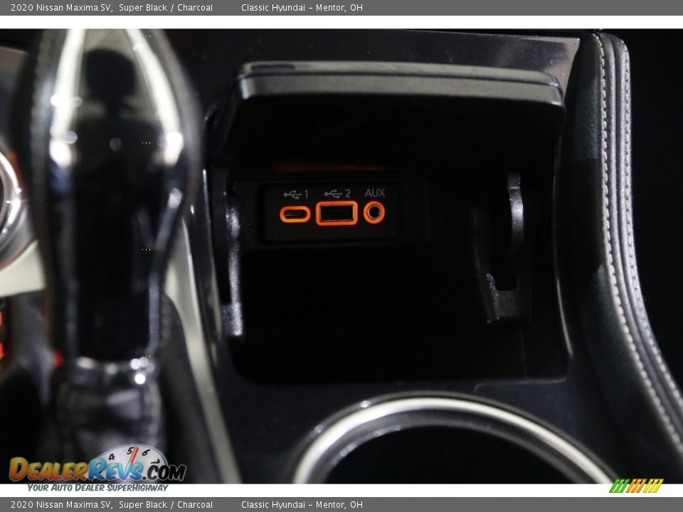 2020 Nissan Maxima SV Super Black / Charcoal Photo #16