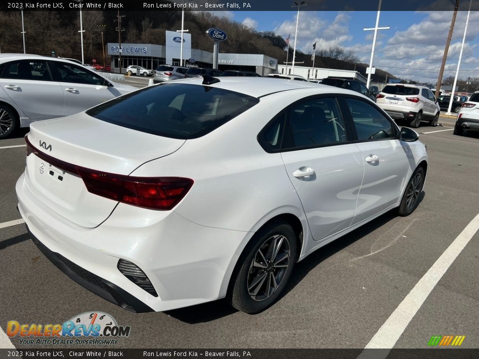 2023 Kia Forte LXS Clear White / Black Photo #8