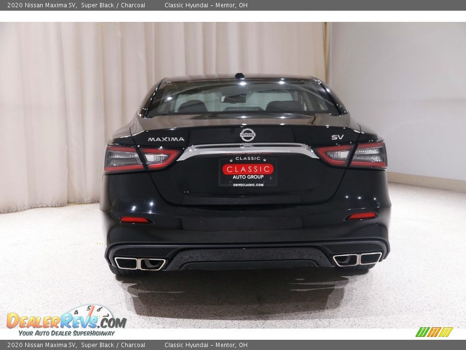 2020 Nissan Maxima SV Super Black / Charcoal Photo #20