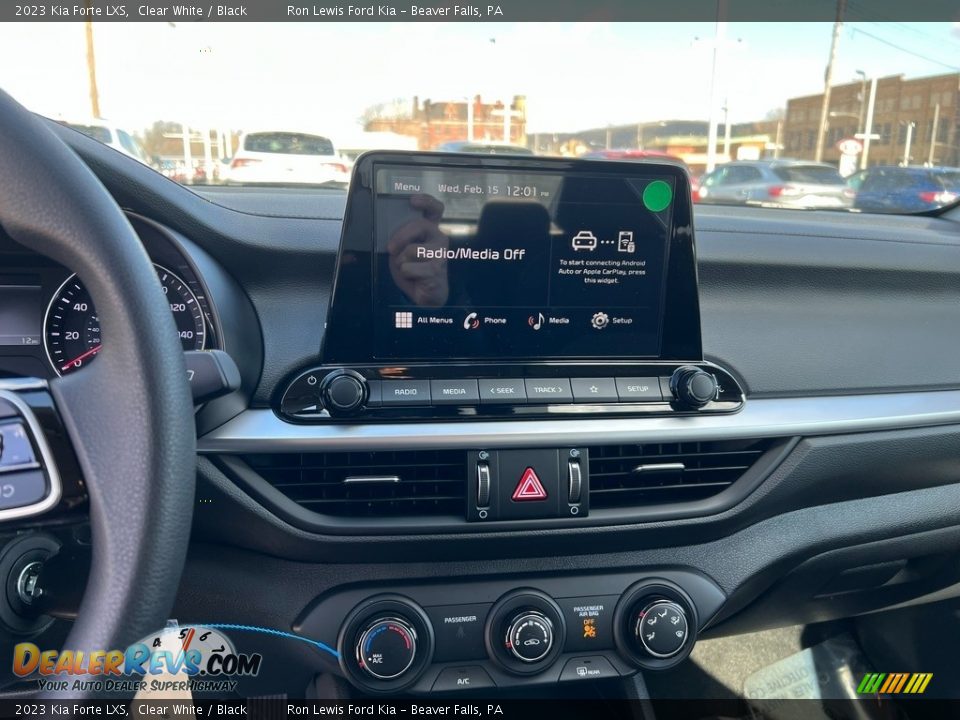 2023 Kia Forte LXS Clear White / Black Photo #15