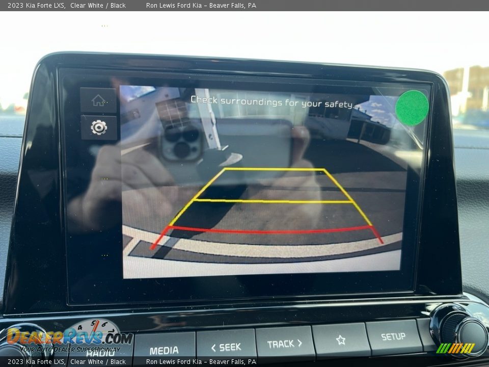 2023 Kia Forte LXS Clear White / Black Photo #17