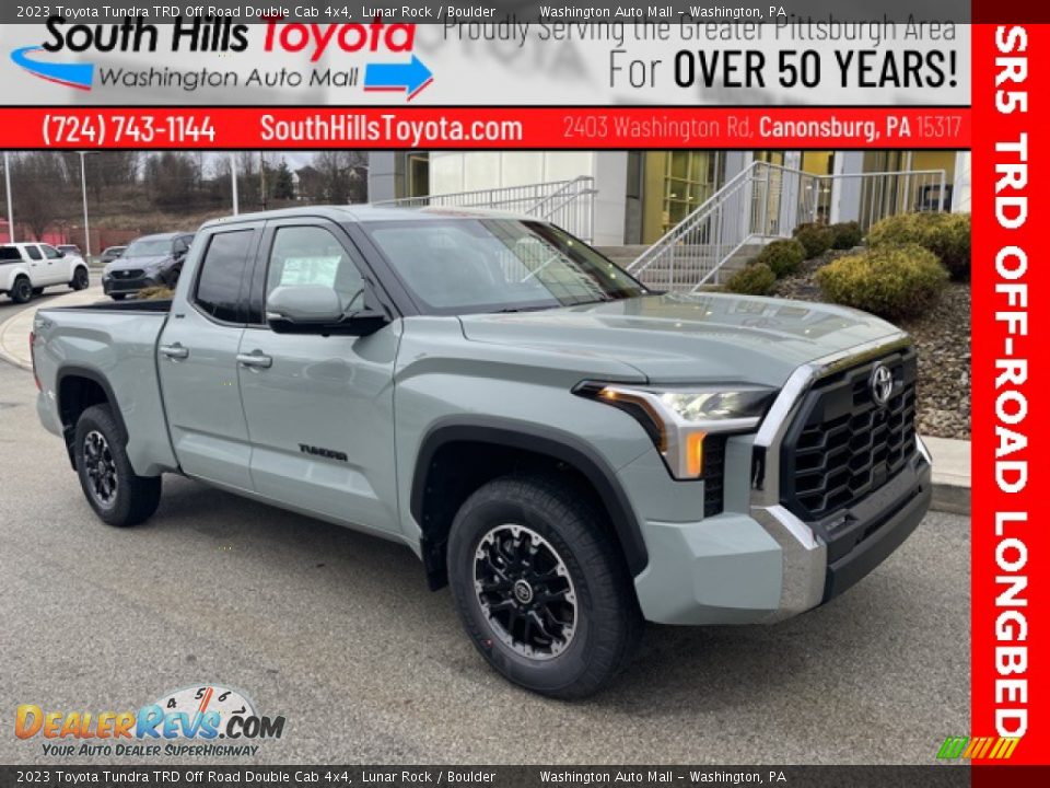 2023 Toyota Tundra TRD Off Road Double Cab 4x4 Lunar Rock / Boulder Photo #1