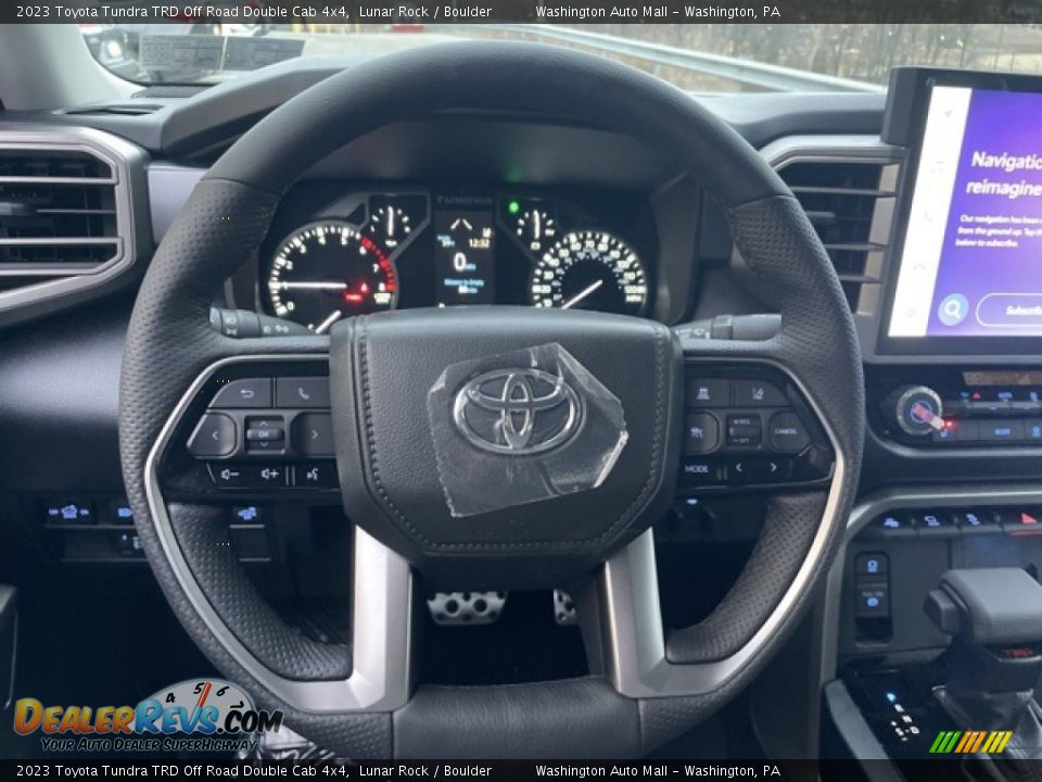 2023 Toyota Tundra TRD Off Road Double Cab 4x4 Steering Wheel Photo #10