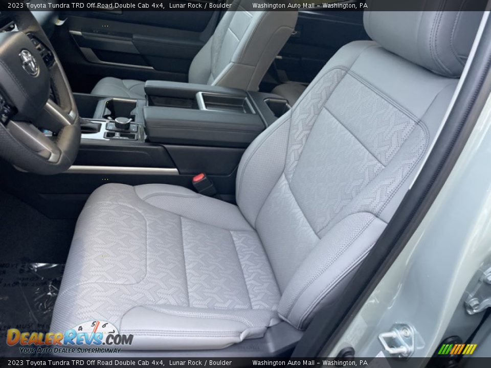 Front Seat of 2023 Toyota Tundra TRD Off Road Double Cab 4x4 Photo #23