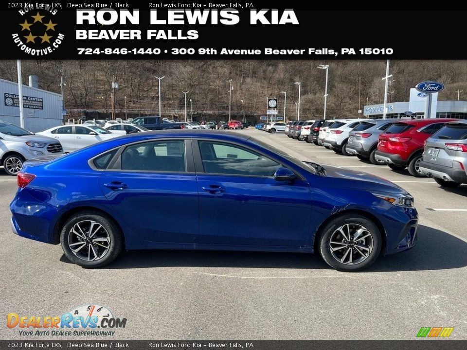 2023 Kia Forte LXS Deep Sea Blue / Black Photo #1
