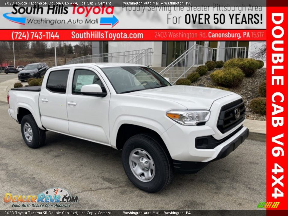 2023 Toyota Tacoma SR Double Cab 4x4 Ice Cap / Cement Photo #1