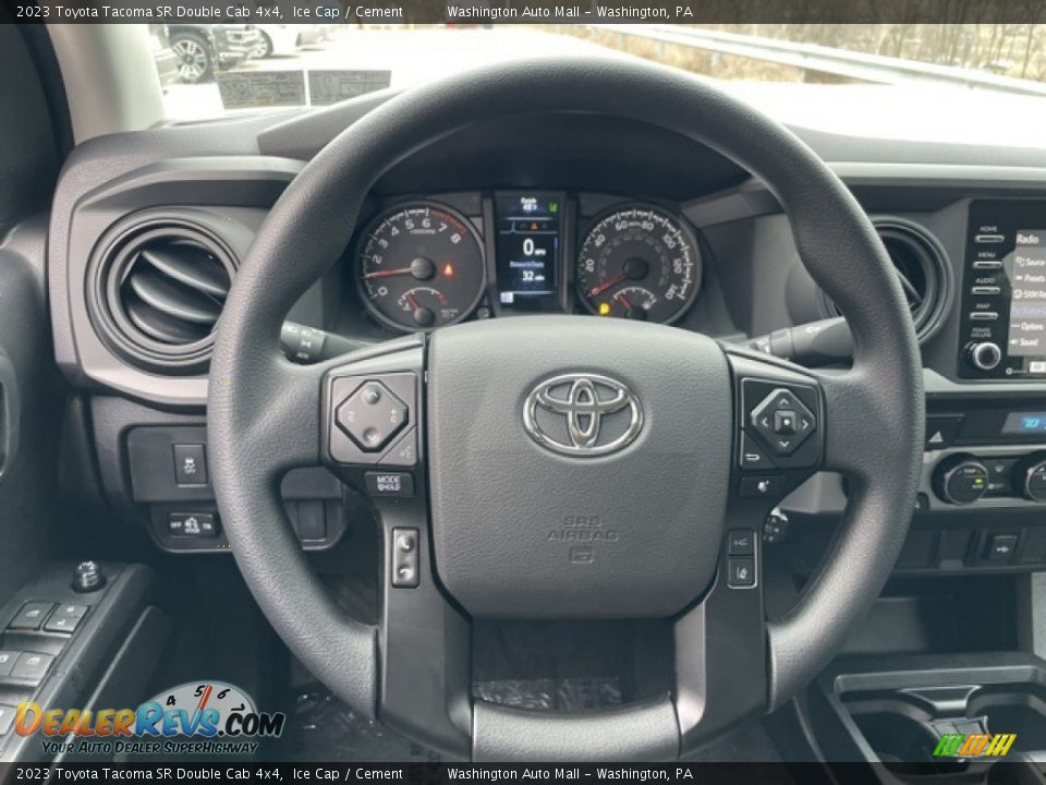 2023 Toyota Tacoma SR Double Cab 4x4 Steering Wheel Photo #10