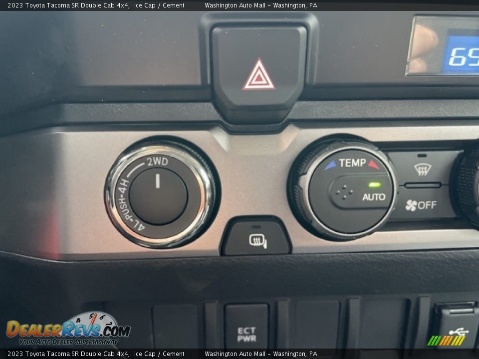 Controls of 2023 Toyota Tacoma SR Double Cab 4x4 Photo #16