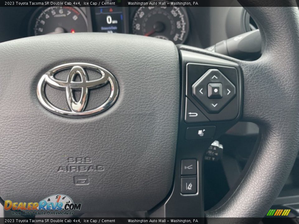2023 Toyota Tacoma SR Double Cab 4x4 Steering Wheel Photo #19