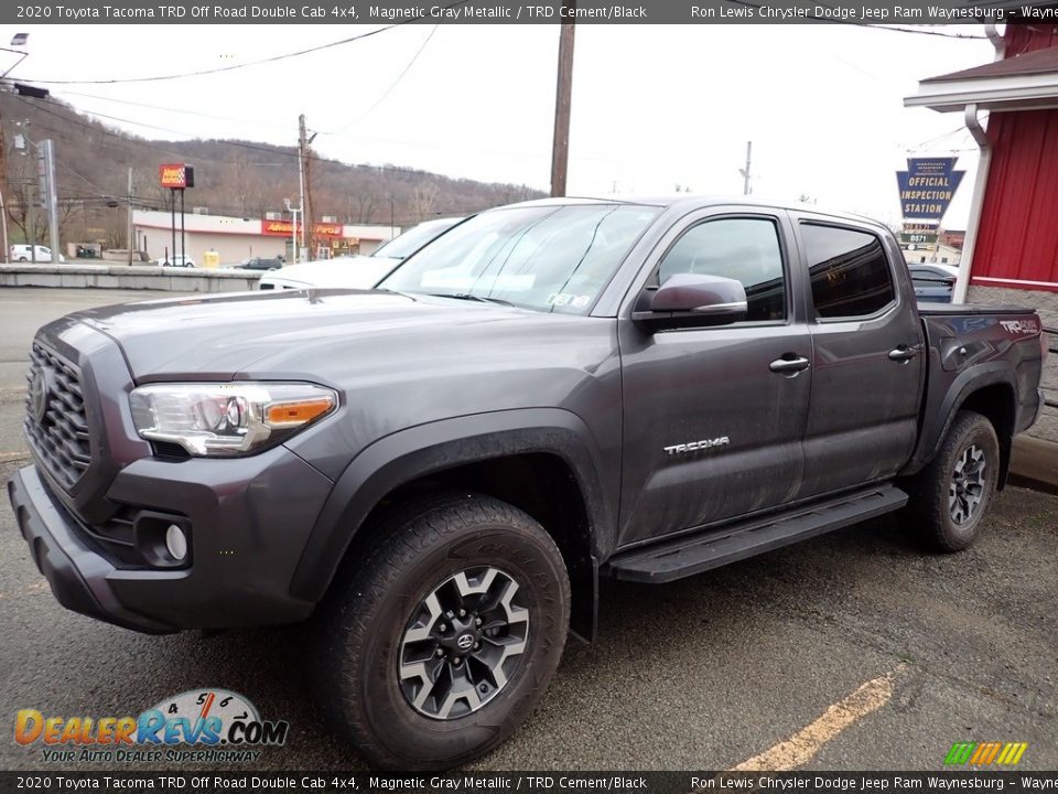 2020 Toyota Tacoma TRD Off Road Double Cab 4x4 Magnetic Gray Metallic / TRD Cement/Black Photo #1