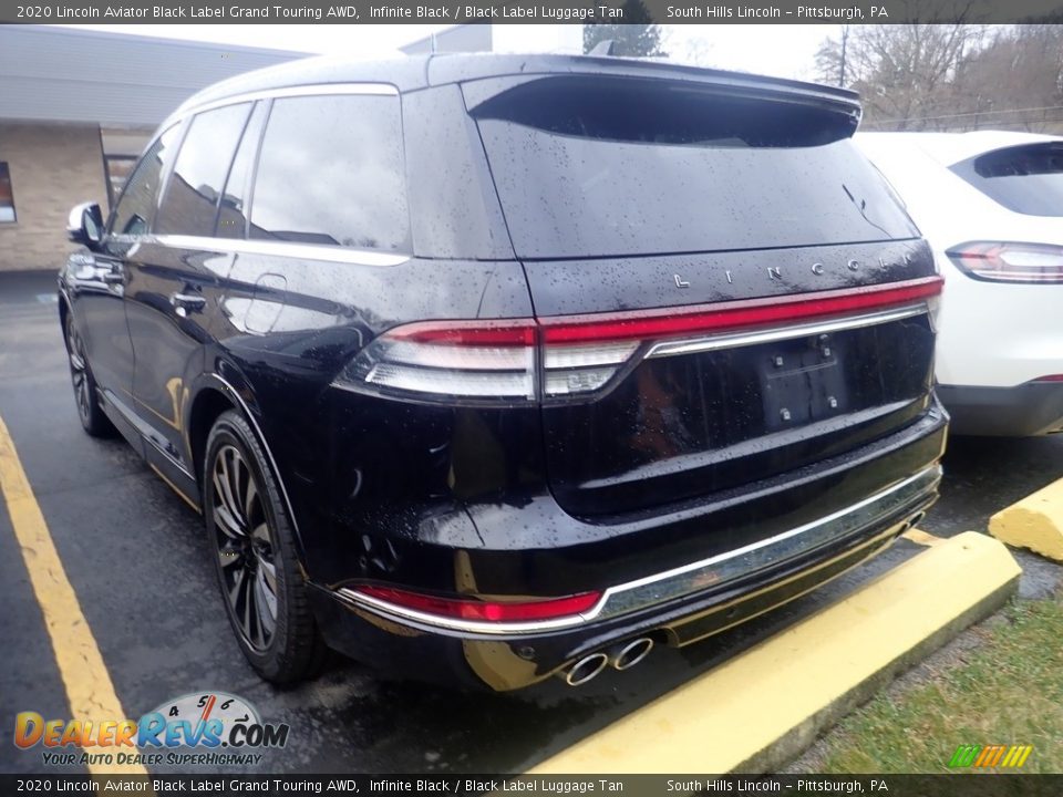 2020 Lincoln Aviator Black Label Grand Touring AWD Infinite Black / Black Label Luggage Tan Photo #2