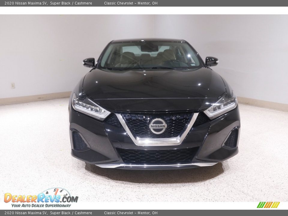 2020 Nissan Maxima SV Super Black / Cashmere Photo #2