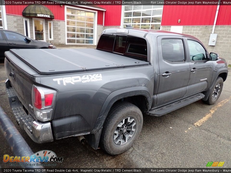 2020 Toyota Tacoma TRD Off Road Double Cab 4x4 Magnetic Gray Metallic / TRD Cement/Black Photo #3