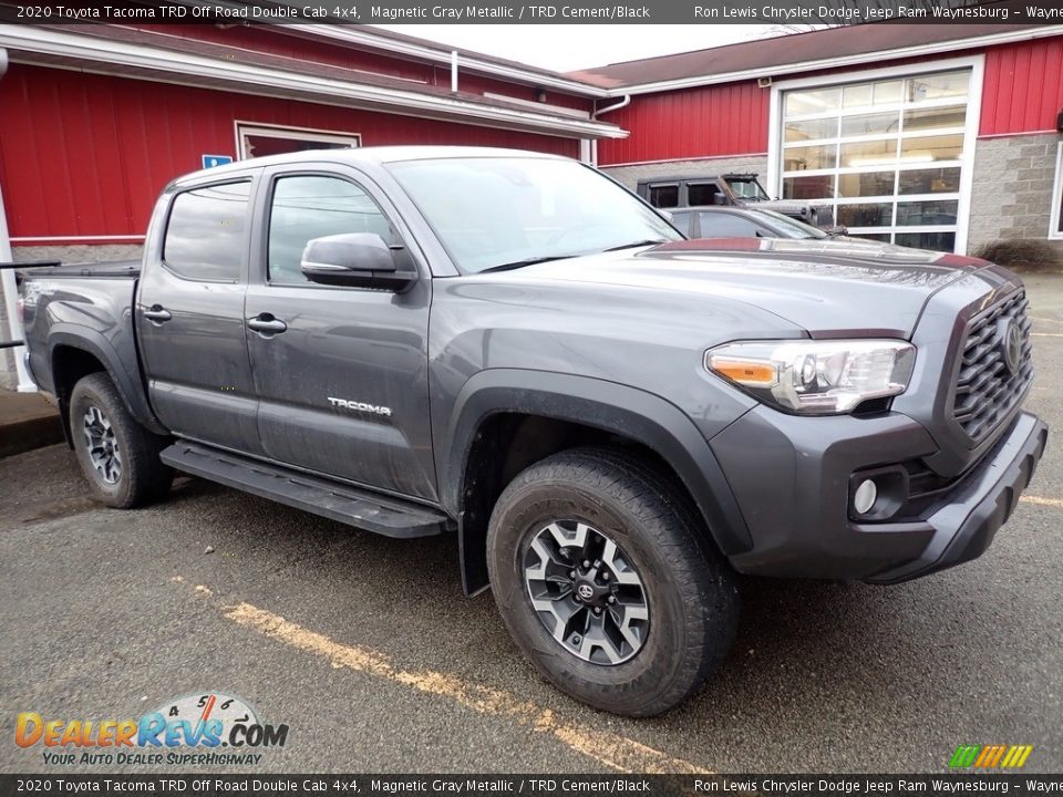 2020 Toyota Tacoma TRD Off Road Double Cab 4x4 Magnetic Gray Metallic / TRD Cement/Black Photo #4