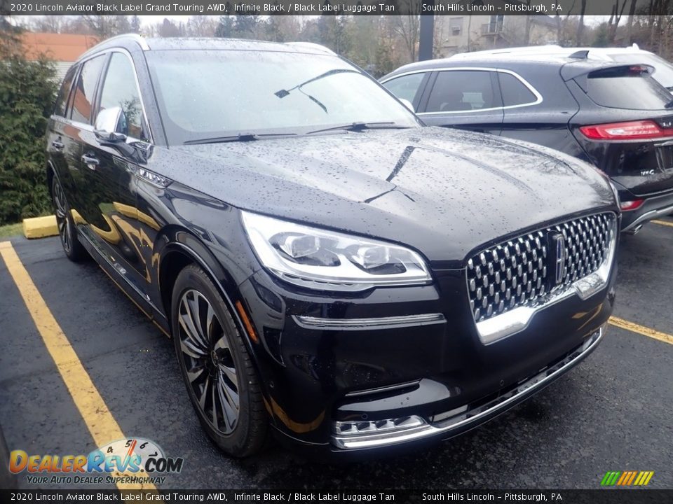 2020 Lincoln Aviator Black Label Grand Touring AWD Infinite Black / Black Label Luggage Tan Photo #5