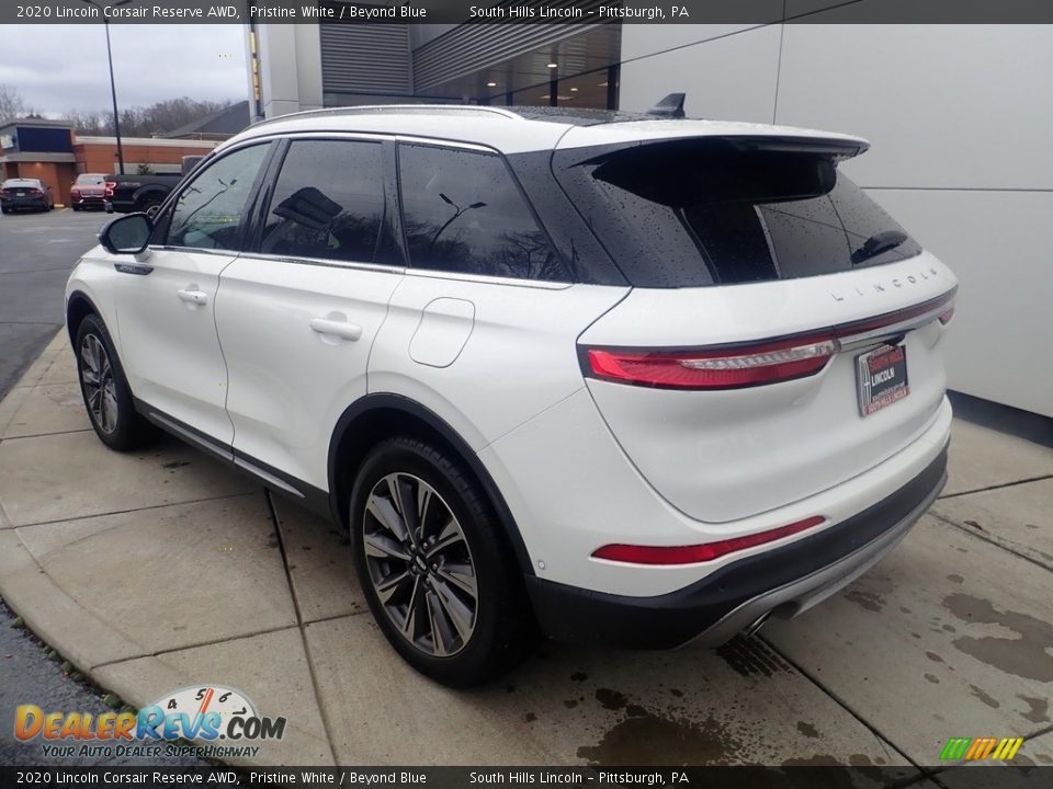 2020 Lincoln Corsair Reserve AWD Pristine White / Beyond Blue Photo #3