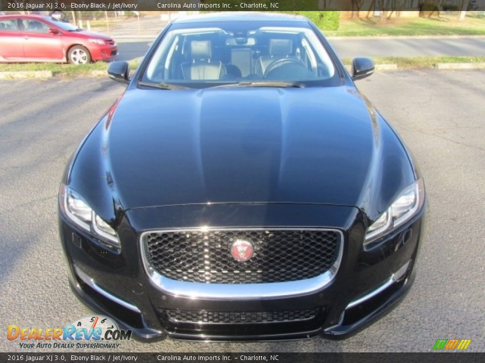 2016 Jaguar XJ 3.0 Ebony Black / Jet/Ivory Photo #5
