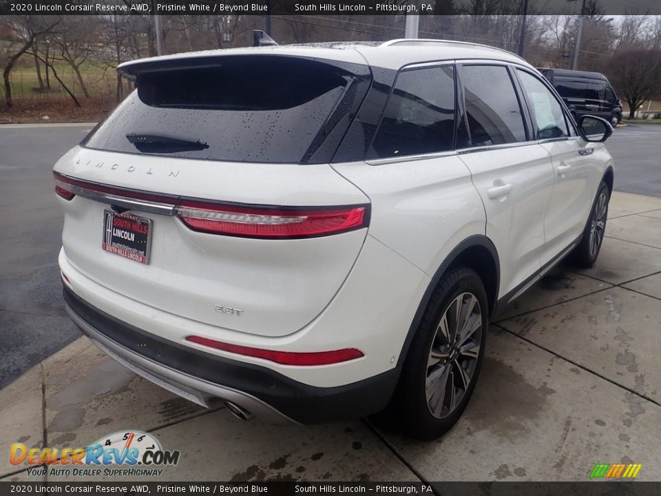 2020 Lincoln Corsair Reserve AWD Pristine White / Beyond Blue Photo #6