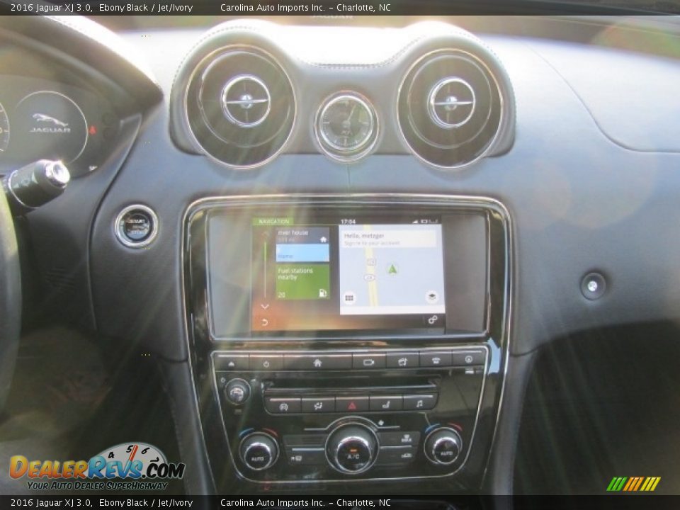 2016 Jaguar XJ 3.0 Ebony Black / Jet/Ivory Photo #15