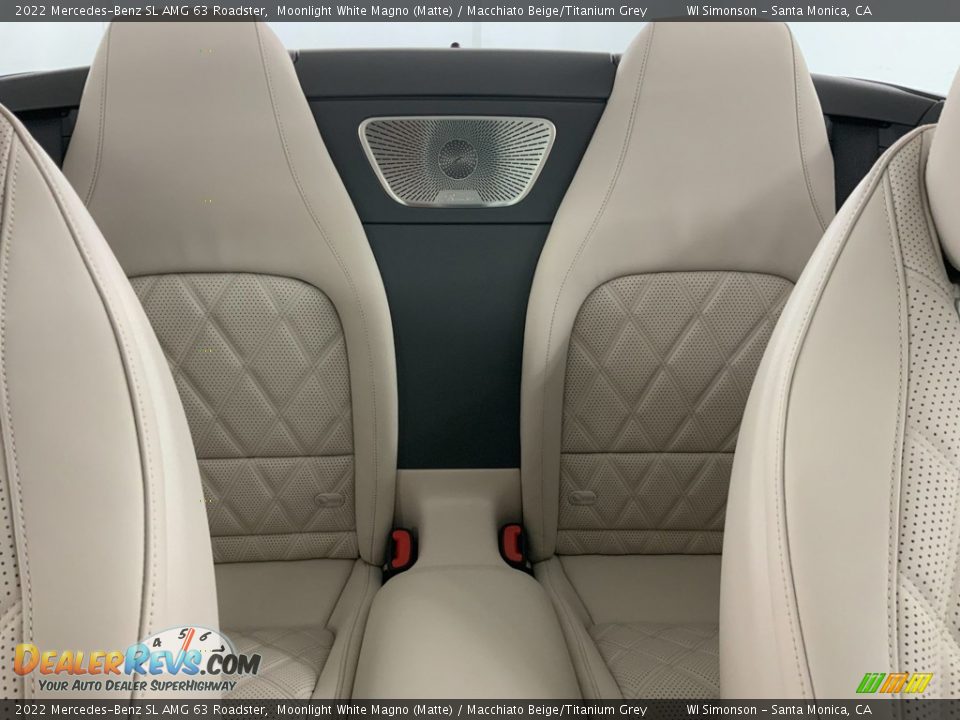 Rear Seat of 2022 Mercedes-Benz SL AMG 63 Roadster Photo #19