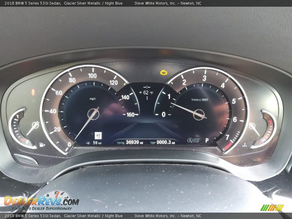 2018 BMW 5 Series 530i Sedan Gauges Photo #20