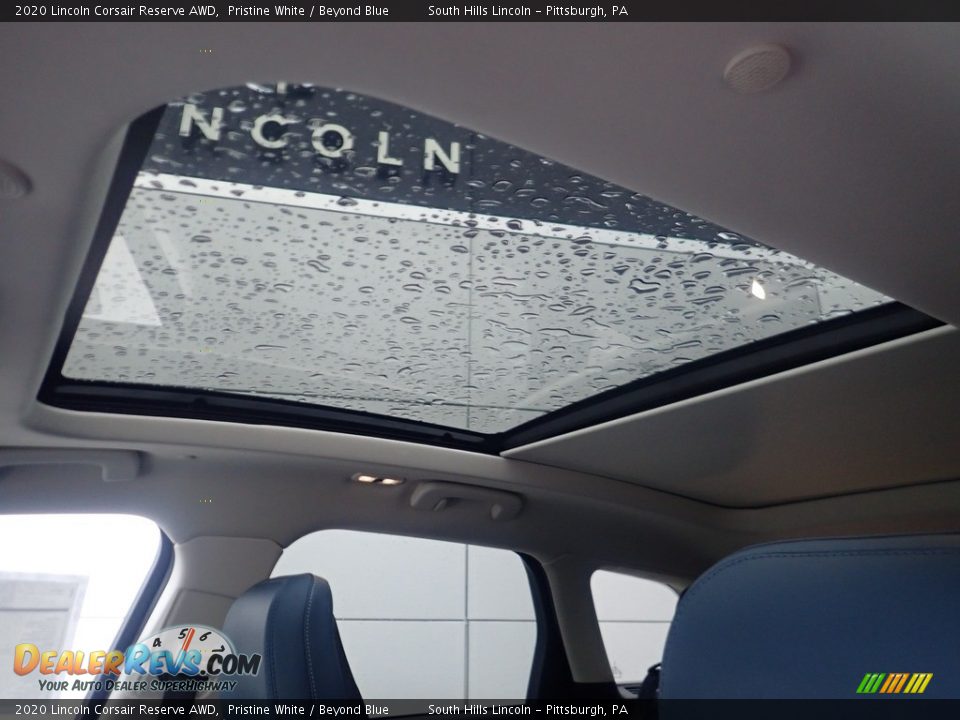 2020 Lincoln Corsair Reserve AWD Pristine White / Beyond Blue Photo #20