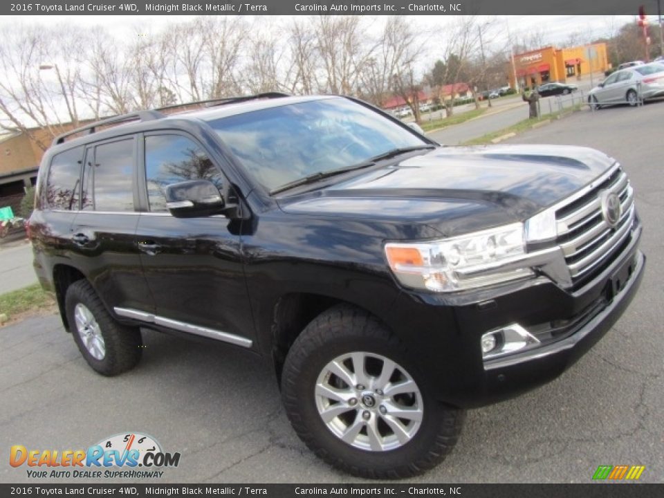 Midnight Black Metallic 2016 Toyota Land Cruiser 4WD Photo #3