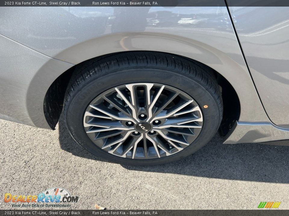 2023 Kia Forte GT-Line Steel Gray / Black Photo #11