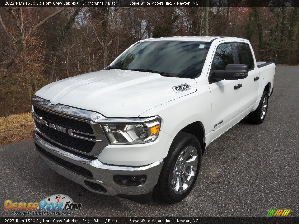 2023 Ram 1500 Big Horn Crew Cab 4x4 Bright White / Black Photo #2