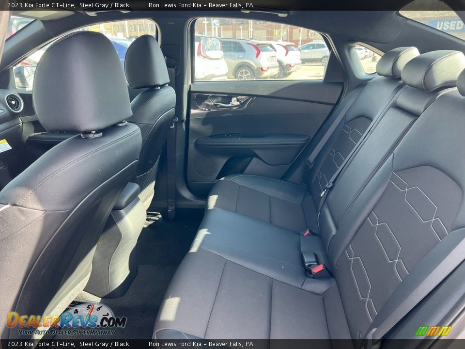 2023 Kia Forte GT-Line Steel Gray / Black Photo #14